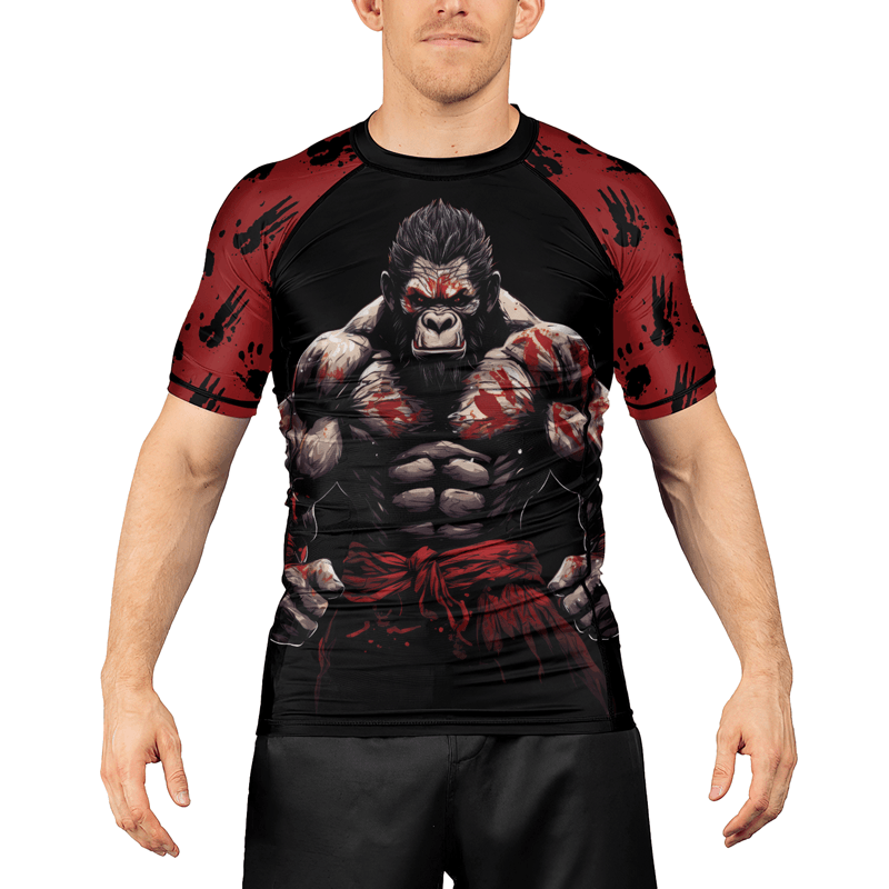 Rashninja Gorilla Guardian Men's Short Sleeve Rash Guard - Rashninja LLC