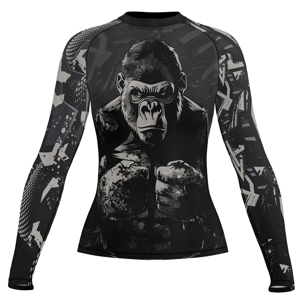Rashninja Gorilla Forest Titan Women's Long Sleeve Rash Guard