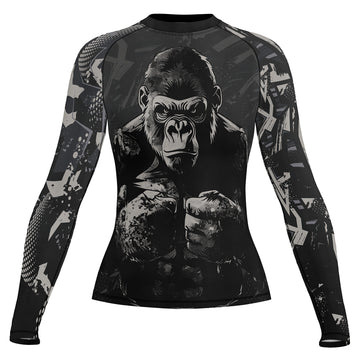 Rashninja Gorilla Forest Titan Women's Long Sleeve Rash Guard