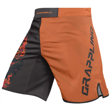 Rashninja Gorilla Flame Guardian Men's Fight Shorts
