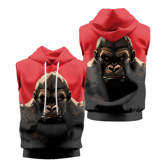 Rashninja Gorilla Reign Sleeveless Hoodie | MMA Sleeveless Hoodie