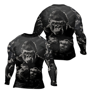 Rashninja Gorilla Forest Titan Men's Long Sleeve Rash Guard