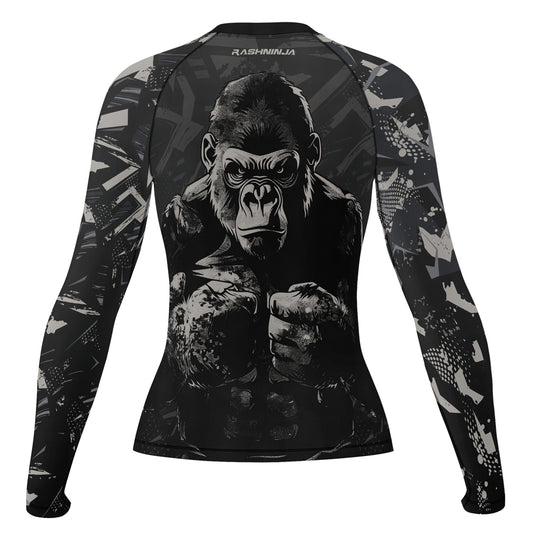 Rashninja Gorilla Forest Titan Women's Long Sleeve Rash Guard