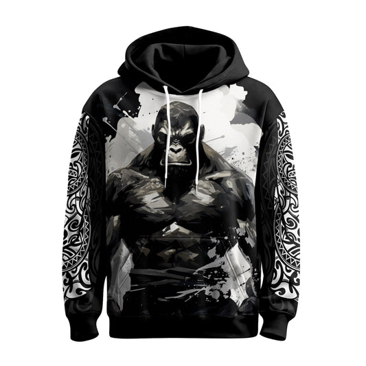 Rashninja Gorilla Jungle Monarch AOP Hoodie | Gorilla AOP Hoodie