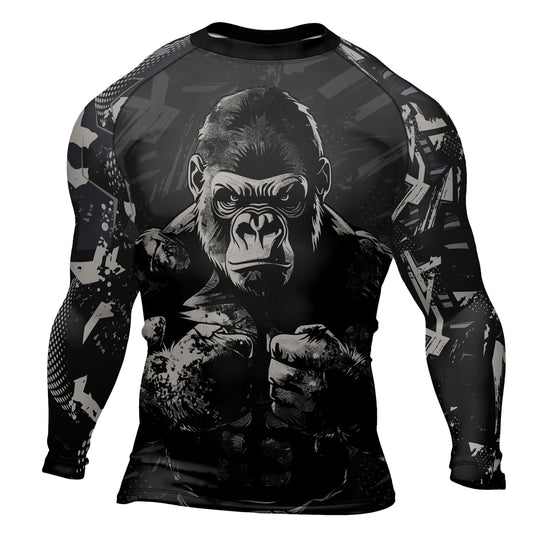 Rashninja Gorilla Forest Titan Men's Long Sleeve Rash Guard