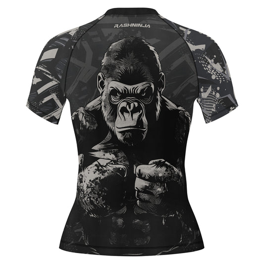 Rashninja Gorilla Forest Titan Women's Short Sleeve Rash Guard