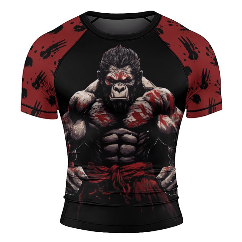 Rashninja Gorilla Guardian Men's Short Sleeve Rash Guard - Rashninja LLC