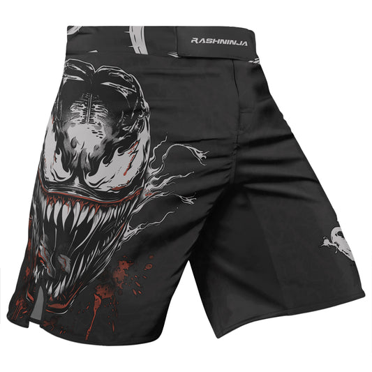 Rashninja Halloween Venom Bloodfang Men's Fight Shorts