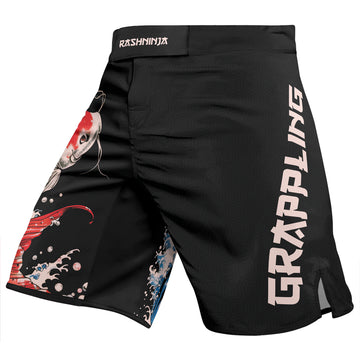 Rashninja Samurai Koi Honor Men's Fight Shorts