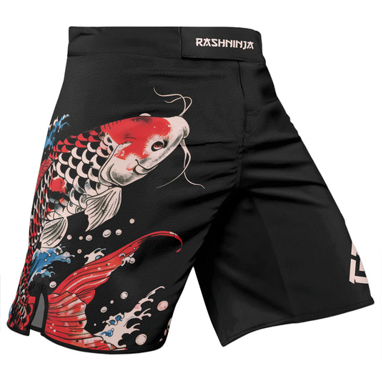 Rashninja Samurai Koi Honor Men's Fight Shorts
