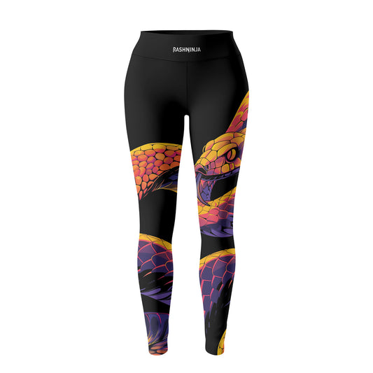 Rashninja Snake Fire Coil Women's Leggings