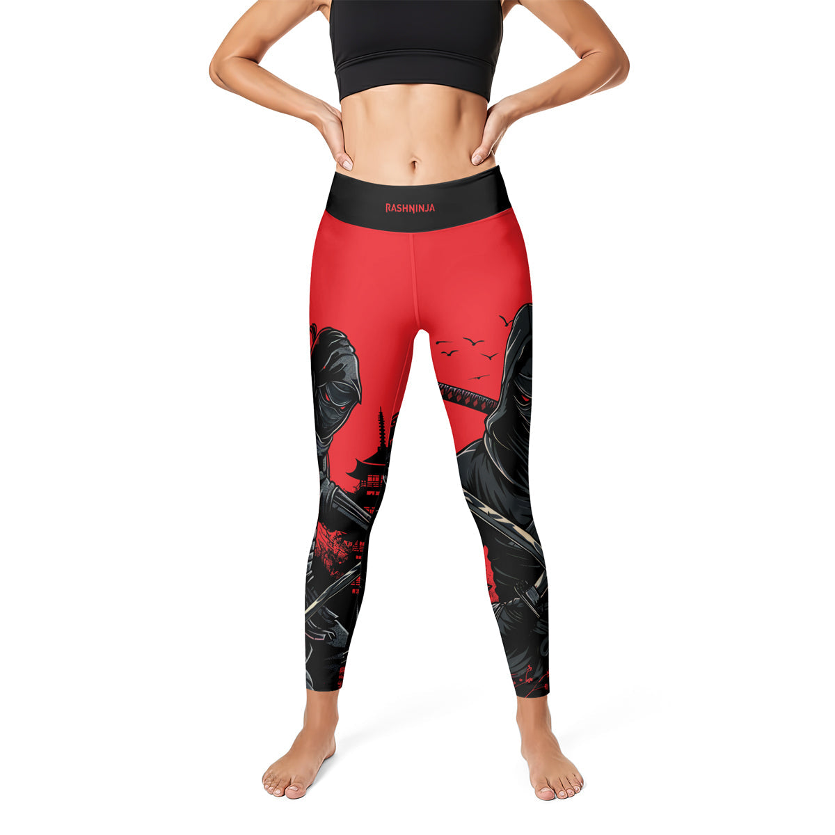 Rashninja Ninja Blood Moon Women's Leggings