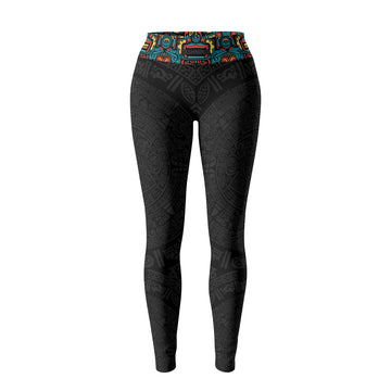 Rashninja Aztec Tribal Pattern Women's Leggings