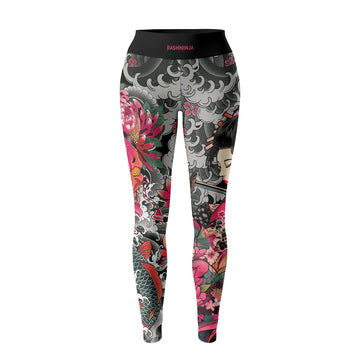 Rashninja Geisha Warrior Bloom Women's Leggings