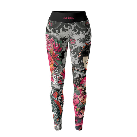 Rashninja Geisha Warrior Bloom Women's Leggings
