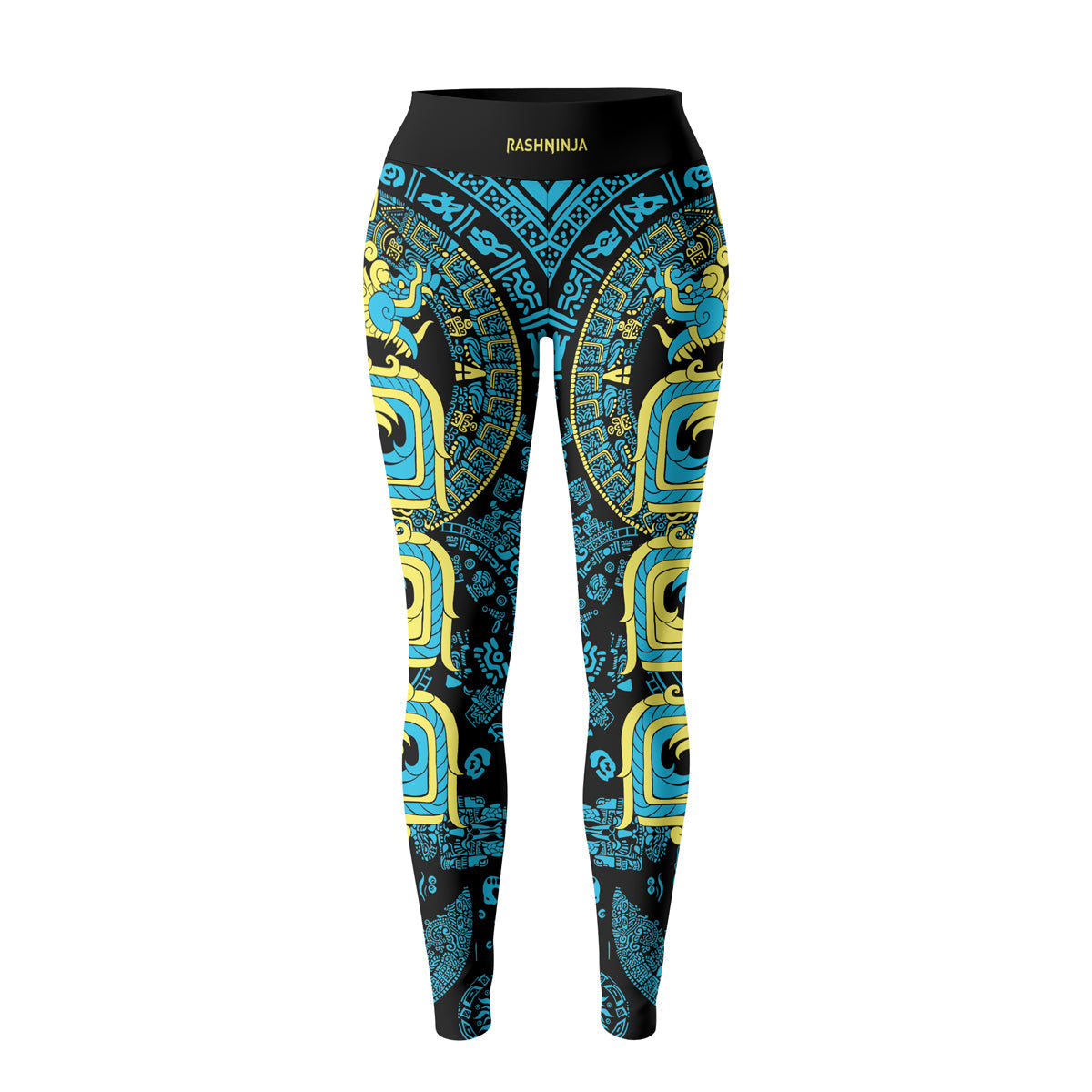 Rashninja Aztec Quetzalcoatl's Serpent Women's Leggings