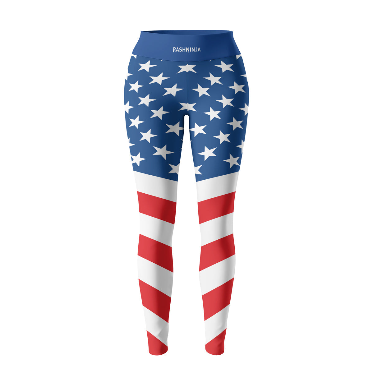 Rashninja USA Flag Patriotic Women's Leggings