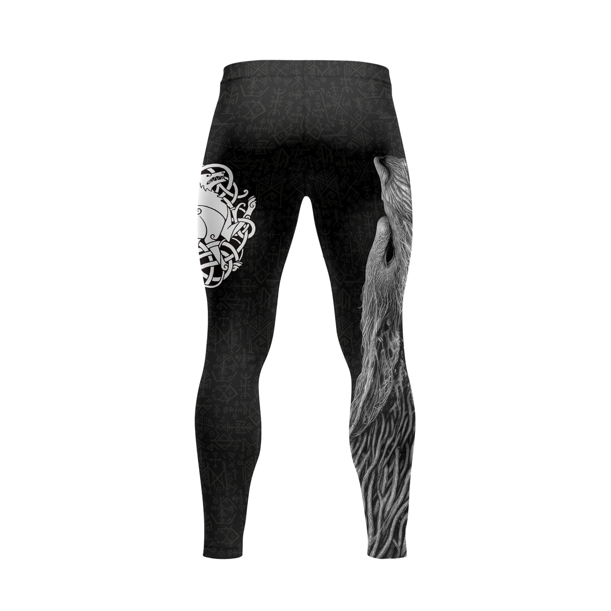 Rashninja Viking Howling Wolf Men's Spats