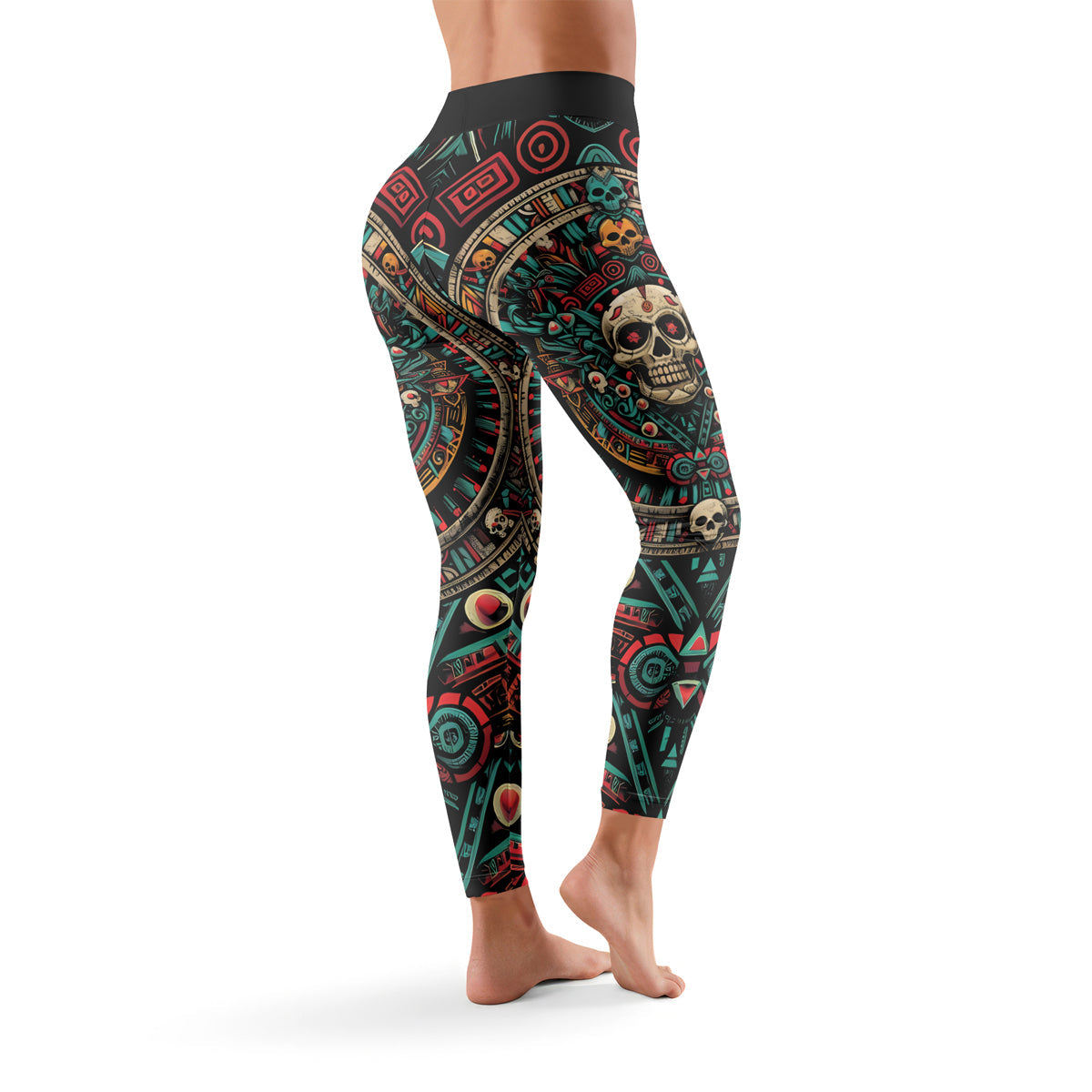 Rashninja Aztec Sun Warrior Women's Leggings