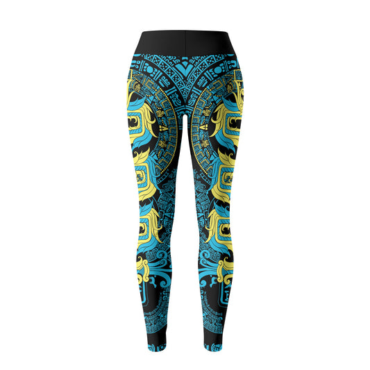 Rashninja Aztec Quetzalcoatl's Serpent Women's Leggings