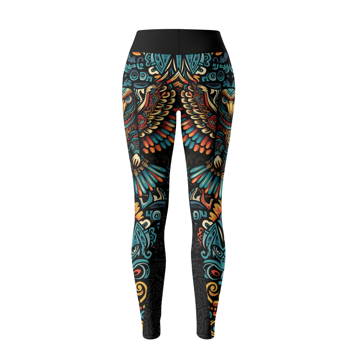 Rashninja Aztec Tribal Eagle Women's Leggings
