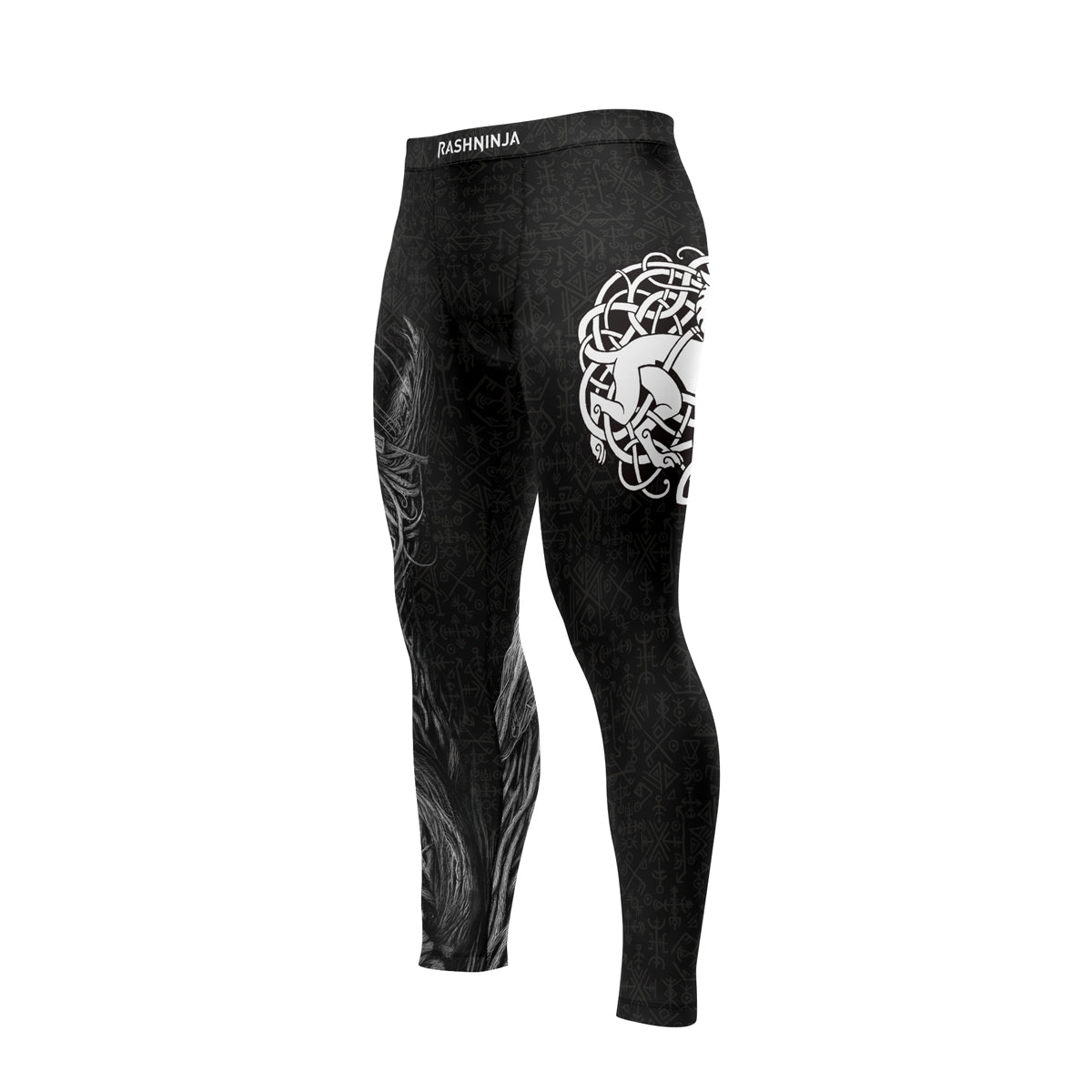Rashninja Viking Howling Wolf Men's Spats
