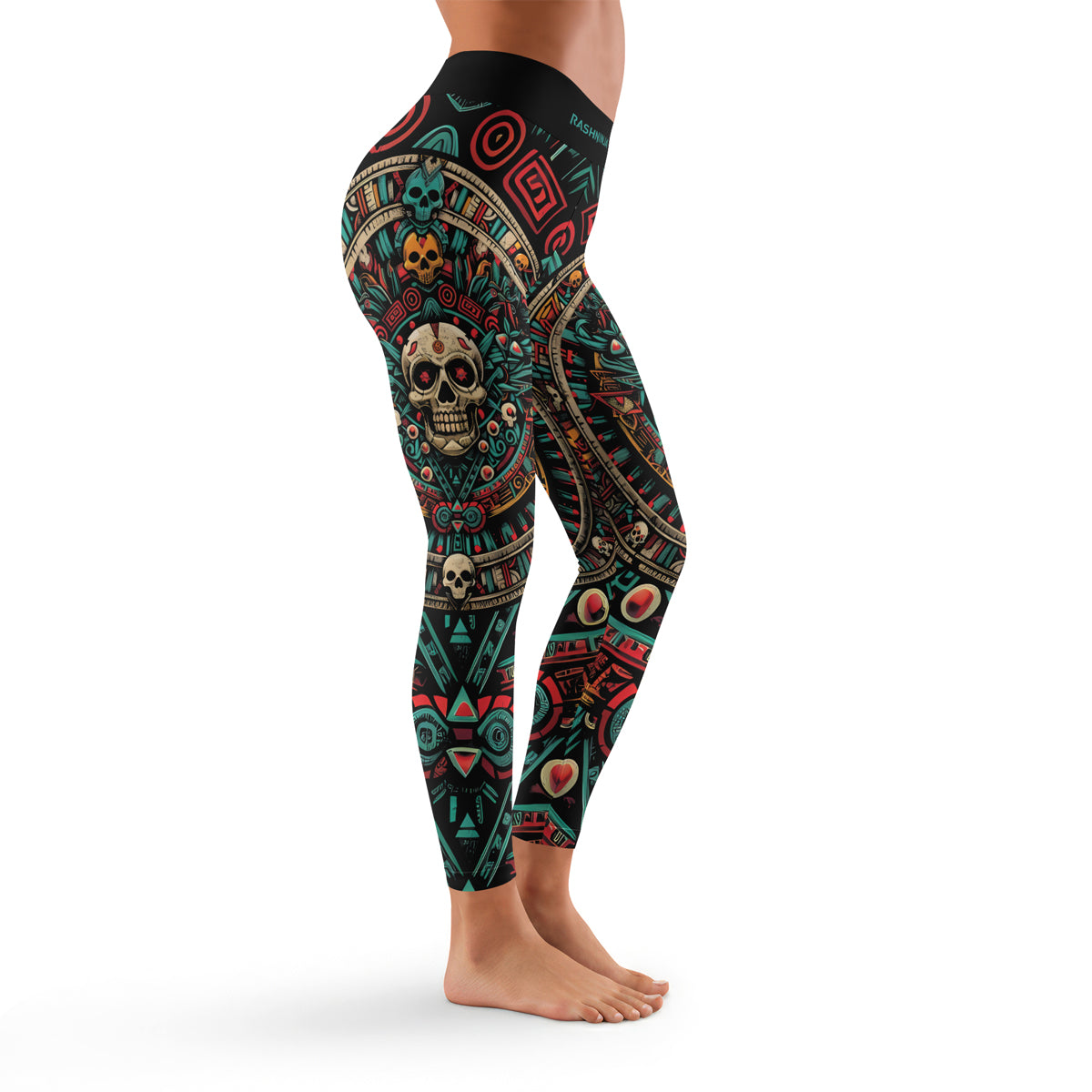 Rashninja Aztec Sun Warrior Women's Leggings