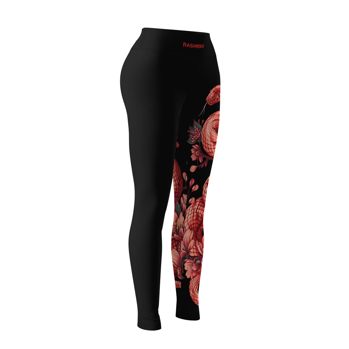 Rashninja Blossoming Snake Women's Leggings