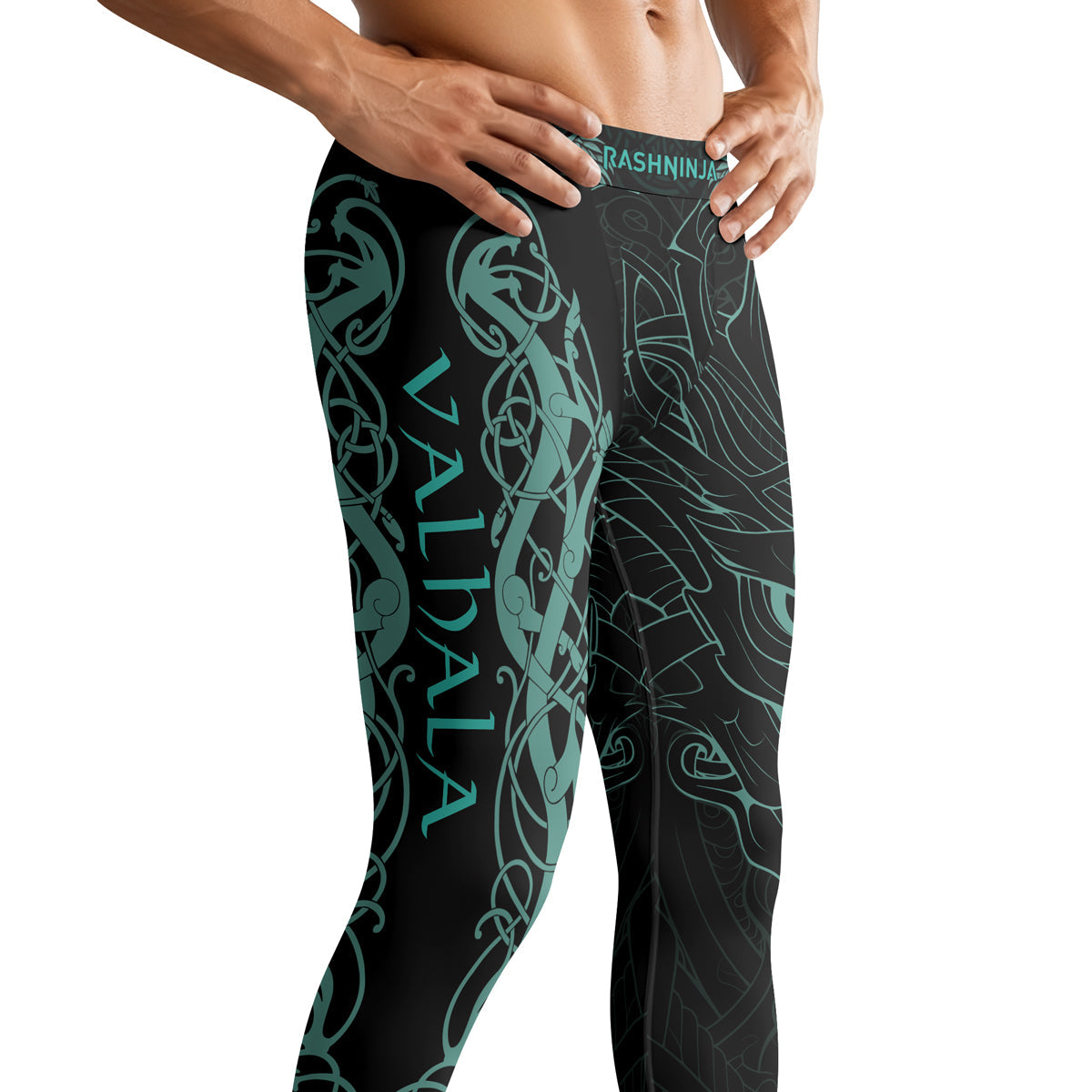 Rashninja Nordic Dragon Guardian Men's Spats