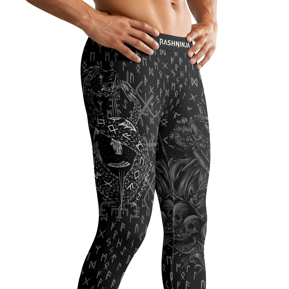 Rashninja Viking Jormungandr Men's Spats