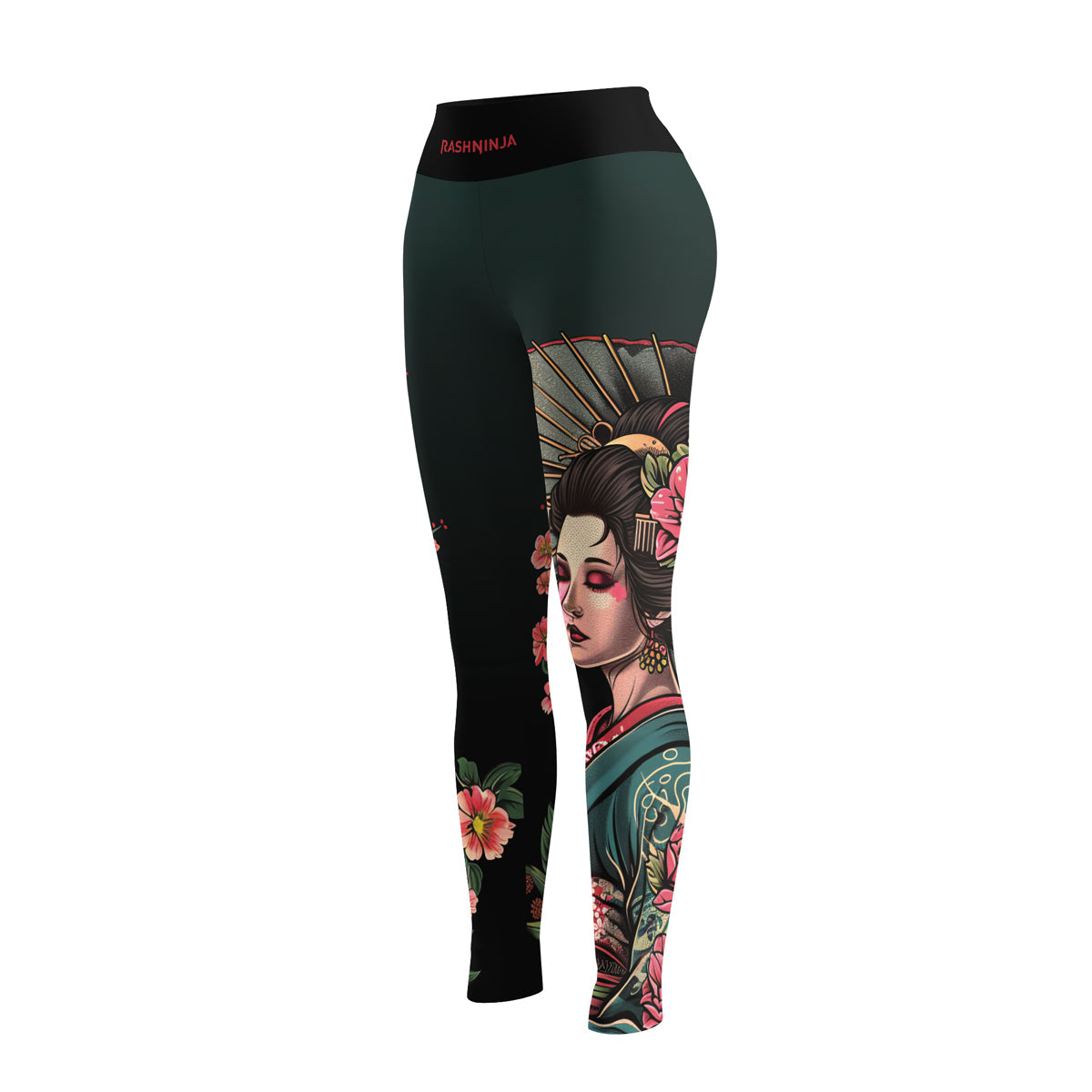 Rashninja Geisha with Wagasa Poise Women's Leggings
