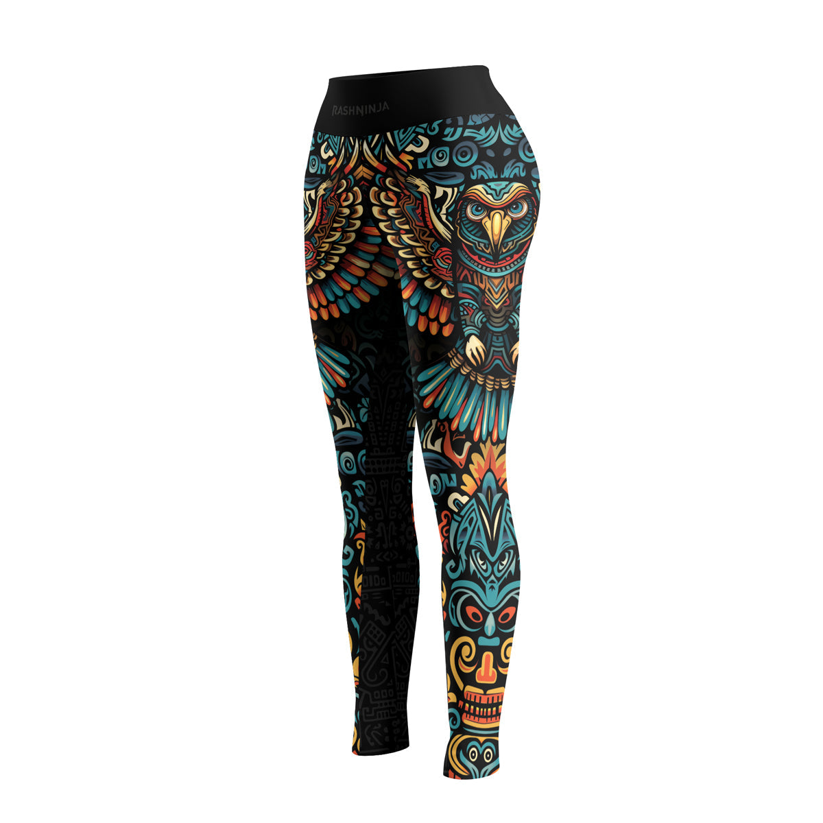 Rashninja Aztec Tribal Eagle Women's Leggings