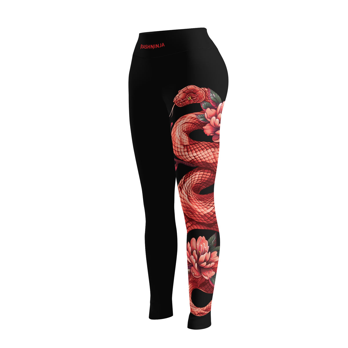 Rashninja Blossoming Snake Women's Leggings