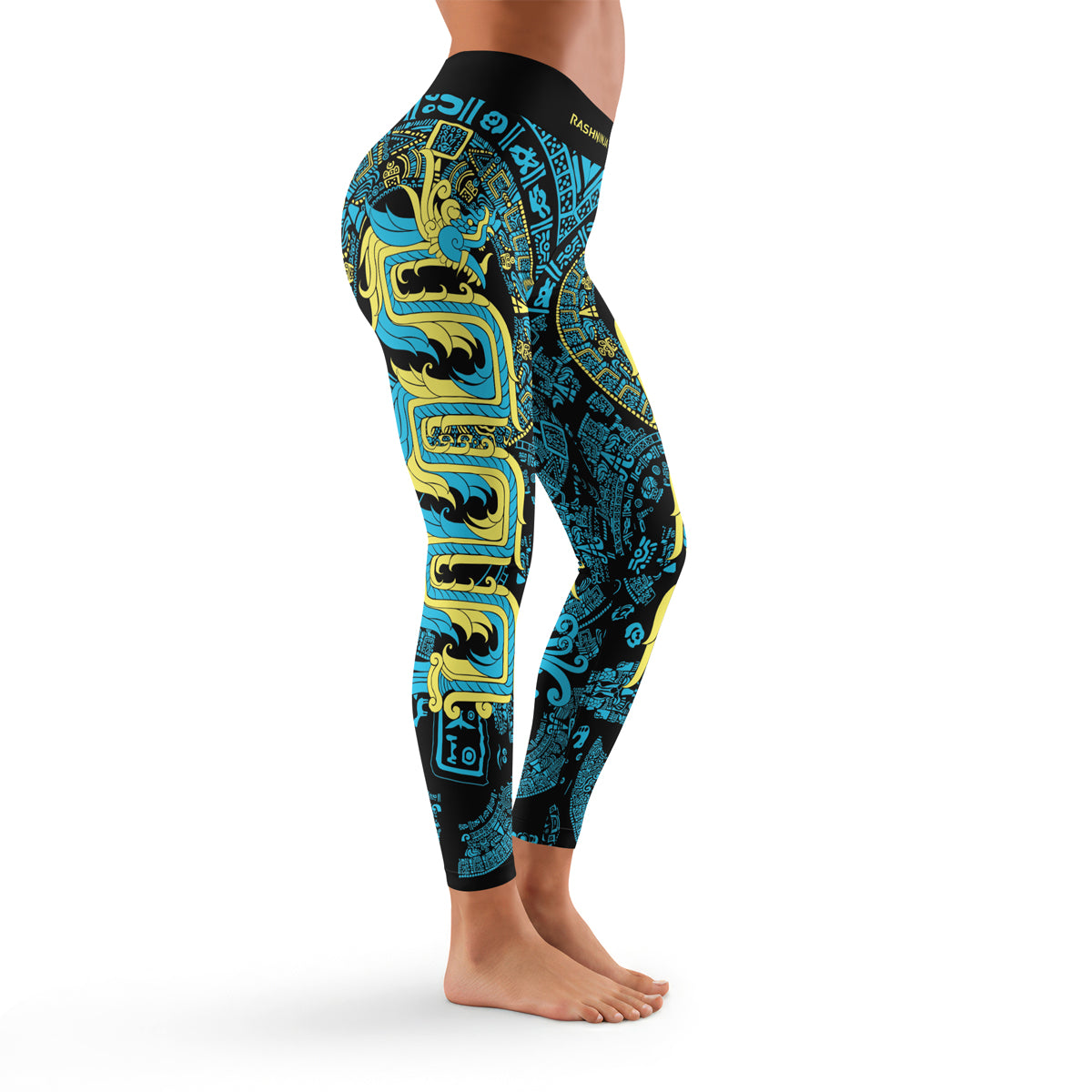 Rashninja Aztec Quetzalcoatl's Serpent Women's Leggings