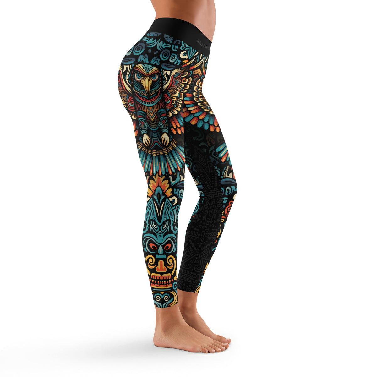 Rashninja Aztec Tribal Eagle Women's Leggings