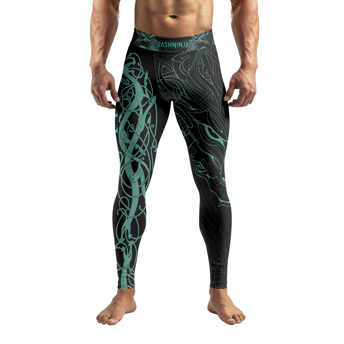 Rashninja Nordic Dragon Guardian Men's Spats
