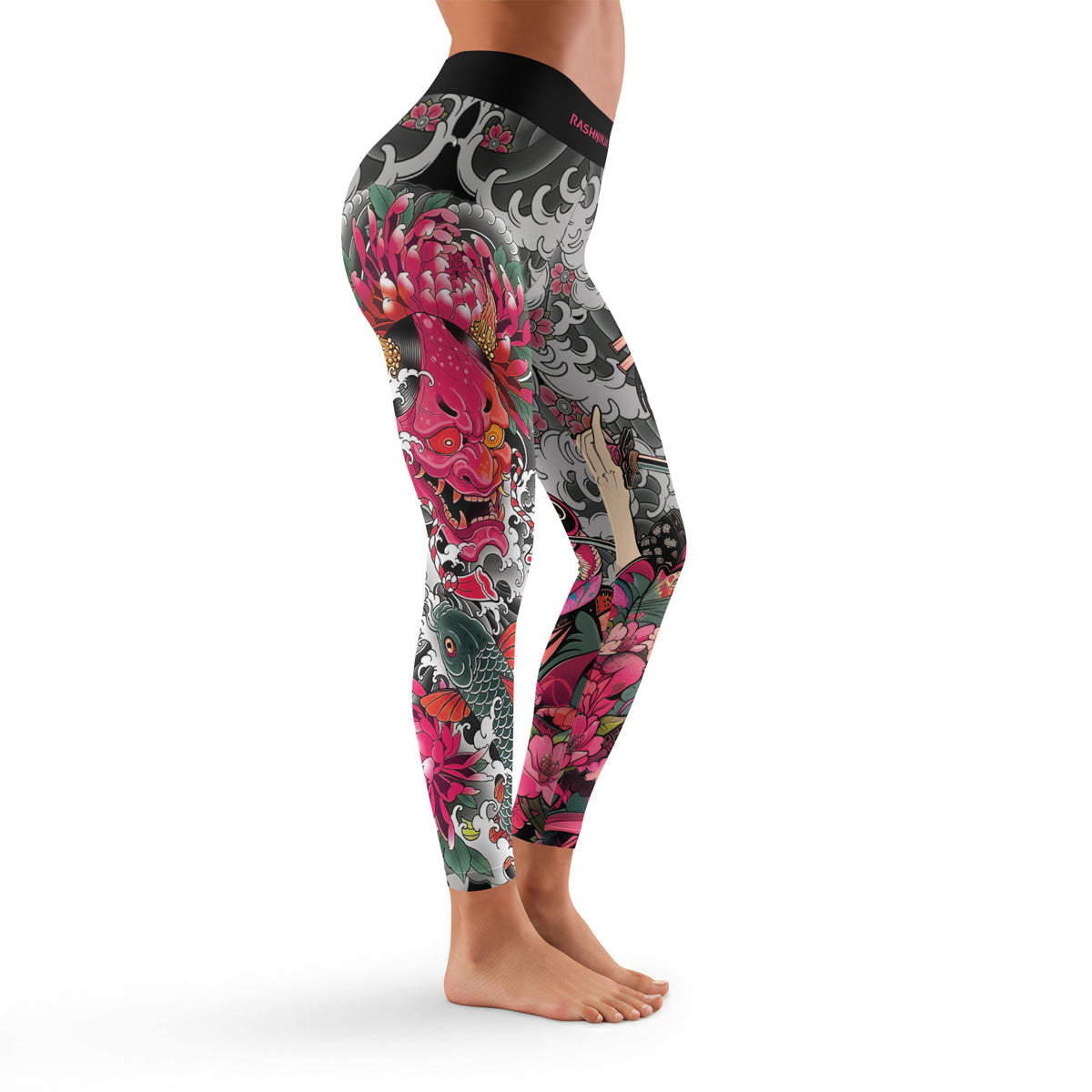 Rashninja Geisha Warrior Bloom Women's Leggings