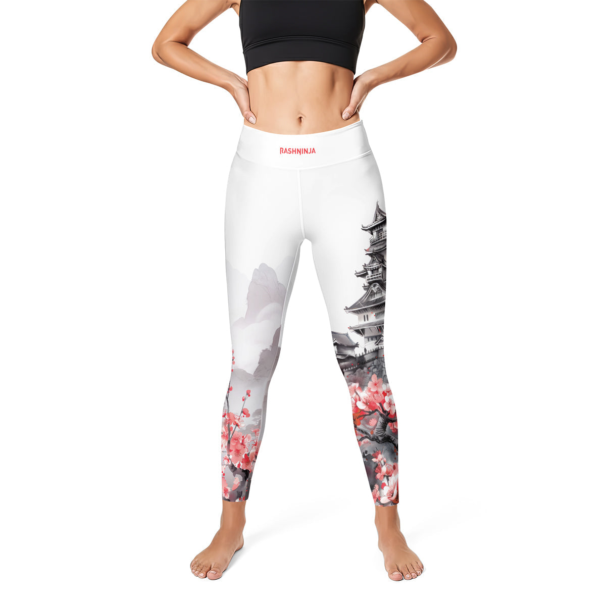 Rashninja Sakura and Castle Women's Leggings