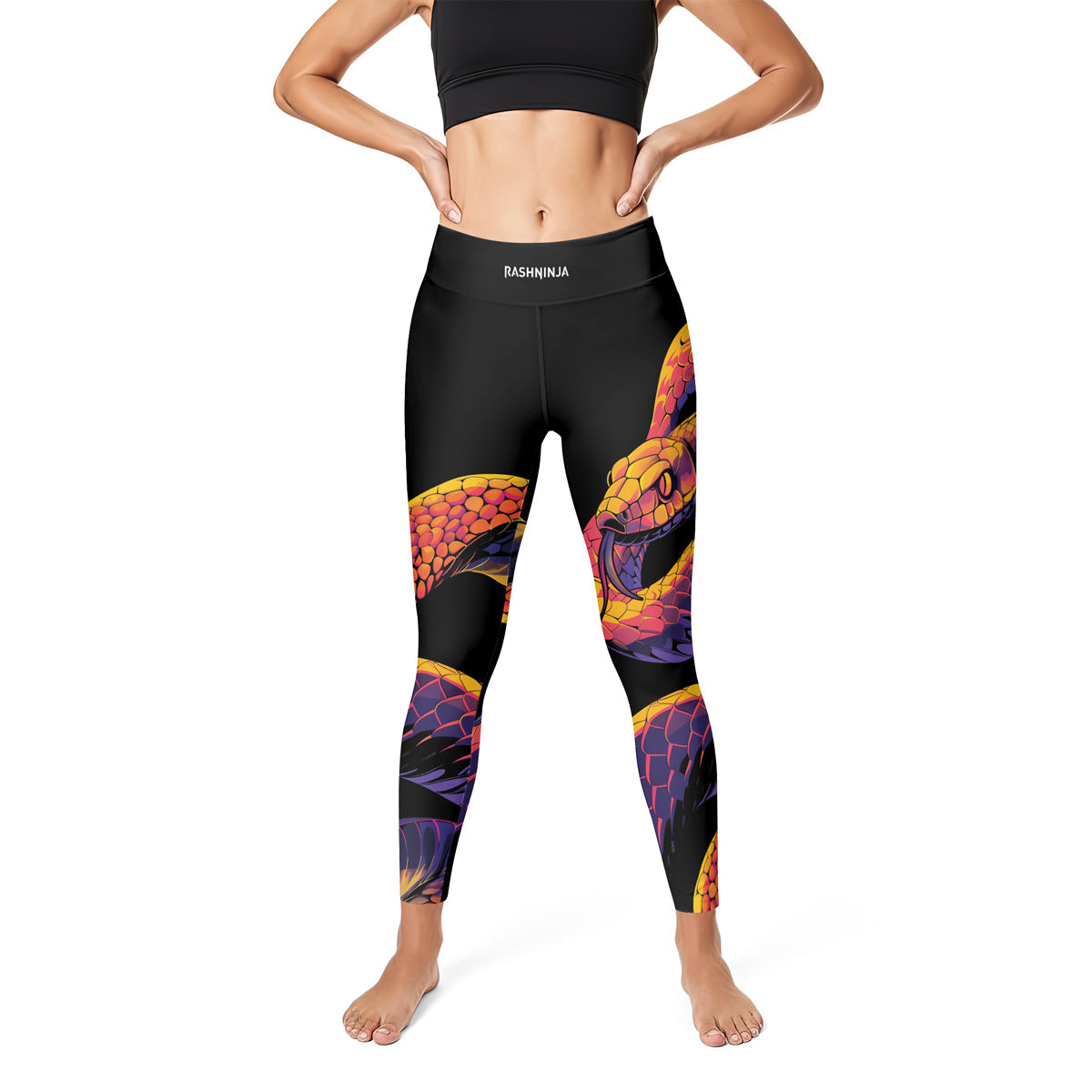Rashninja Snake Fire Coil Women's Leggings