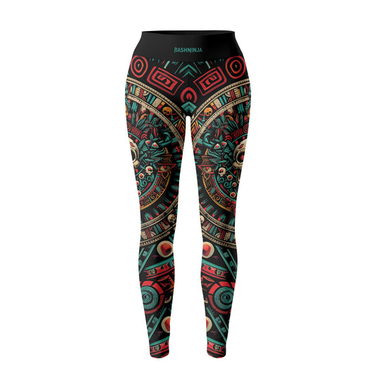 Rashninja Aztec Sun Warrior Women's Leggings