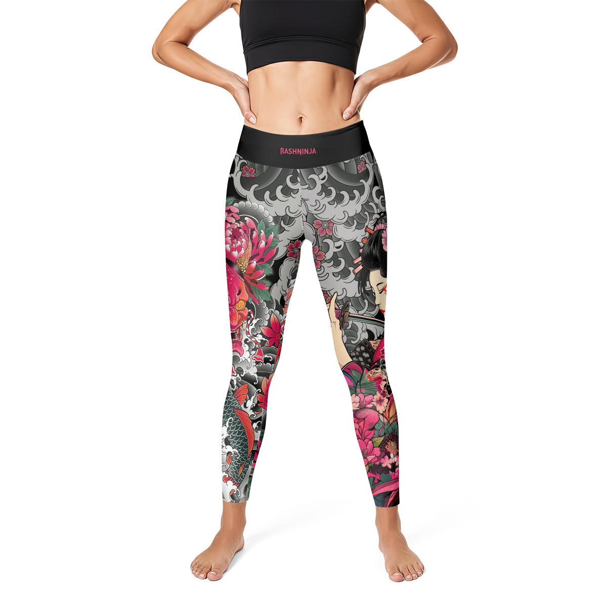 Rashninja Geisha Warrior Bloom Women's Leggings