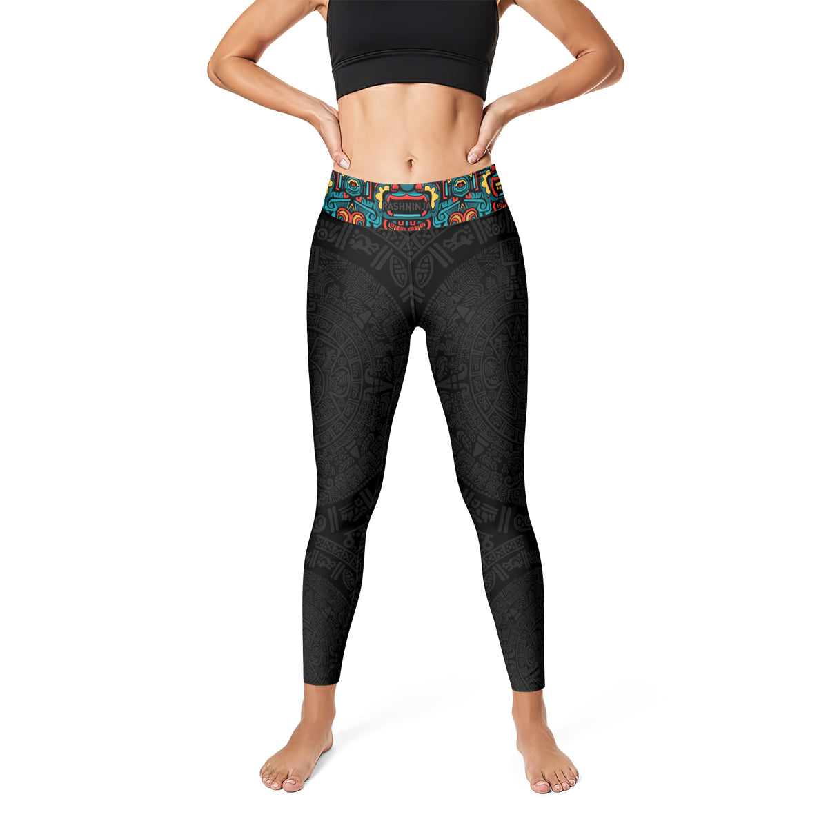 Rashninja Aztec Tribal Pattern Women's Leggings