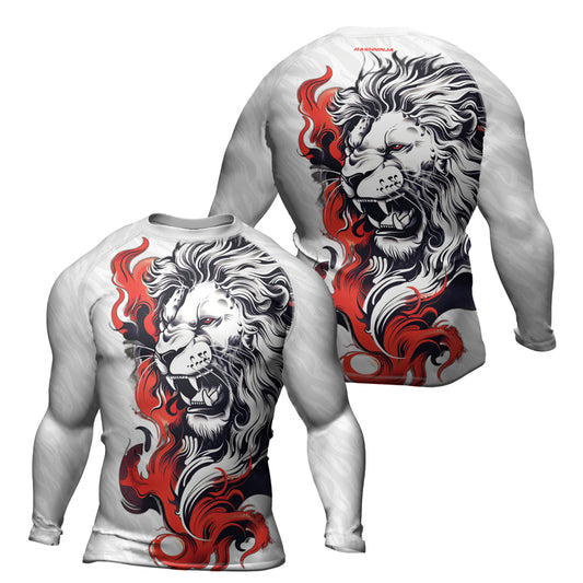 Rashninja Untamed Majesty Men's Long Sleeve Rash Guard | Fightwear