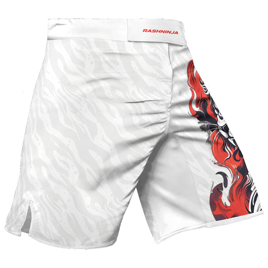 Rashninja Untamed Majesty Men's Fight Shorts | Lion Compression Shorts