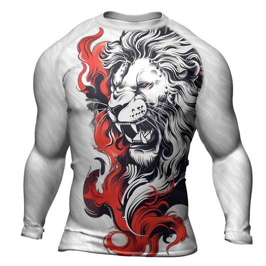 Rashninja Untamed Majesty Men's Long Sleeve Rash Guard | Fightwear