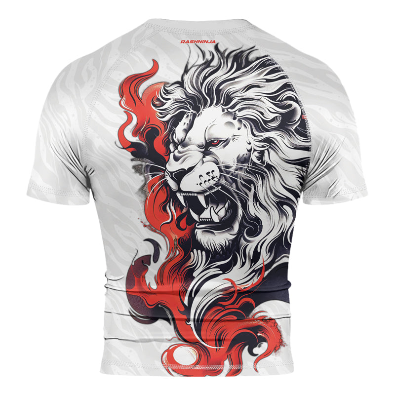 Rashninja Untamed Majesty Men's Short Sleeve Rash Guard | Fightwear