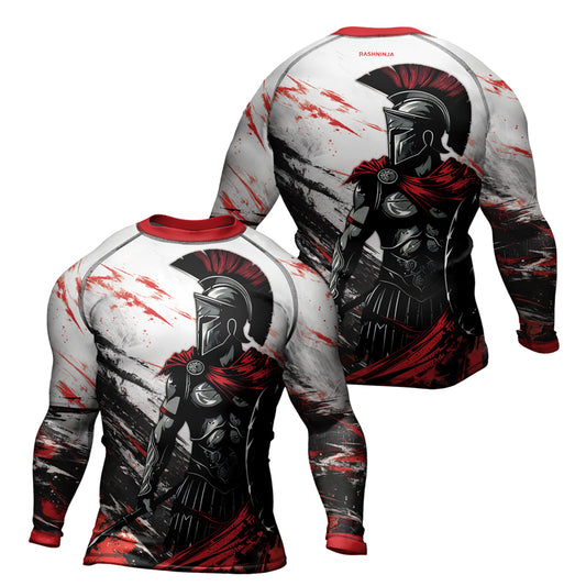 Rashninja Spartan Battle Worn Men's Long Sleeve Rash Guard