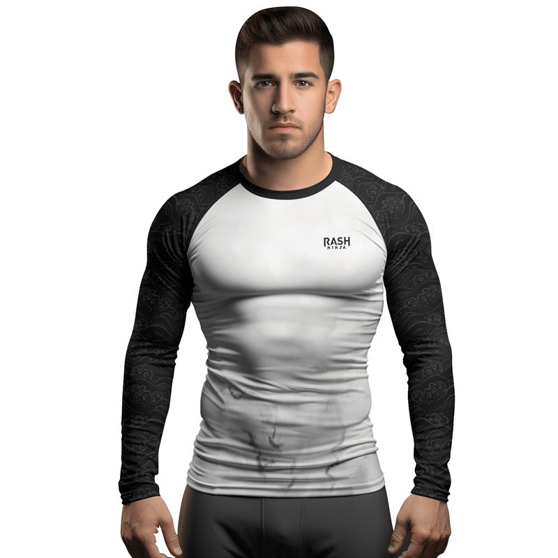 Rashninja Ninja Warfare Men's Long Sleeve Rash Guard - Rashninja LLC