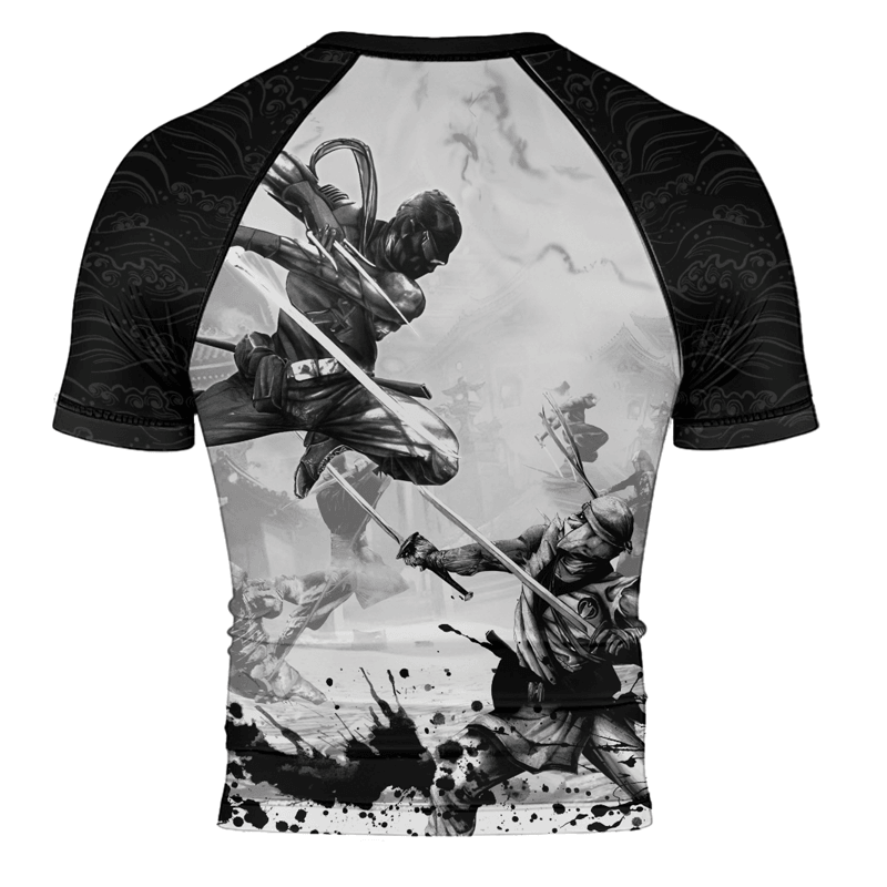 Rashninja Ninja Warfare Men's Short Sleeve Rash Guard | FIghtwear