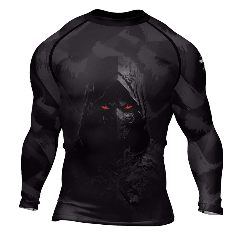Rashninja Ninja Fury Men's Long Sleeve Rash Guard | Fightwear